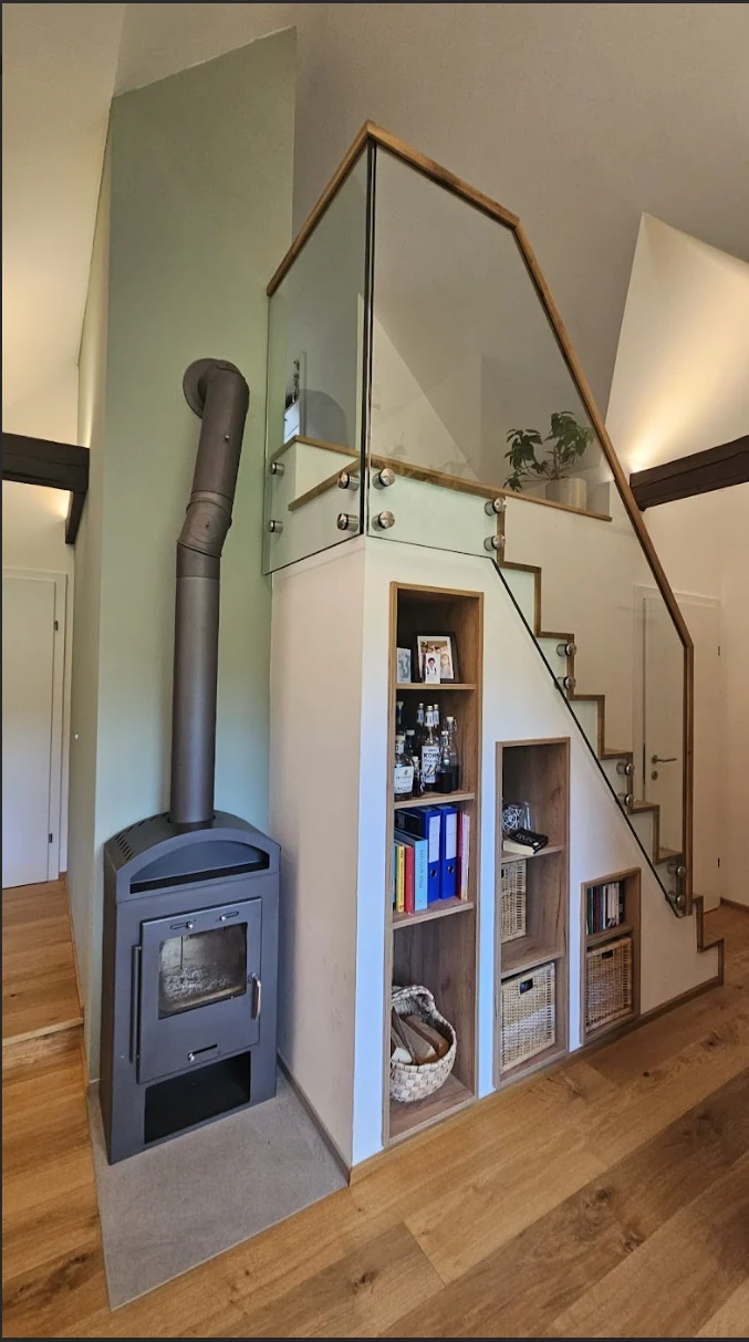 Haus umbauen Haus GL Treppe außen nachher