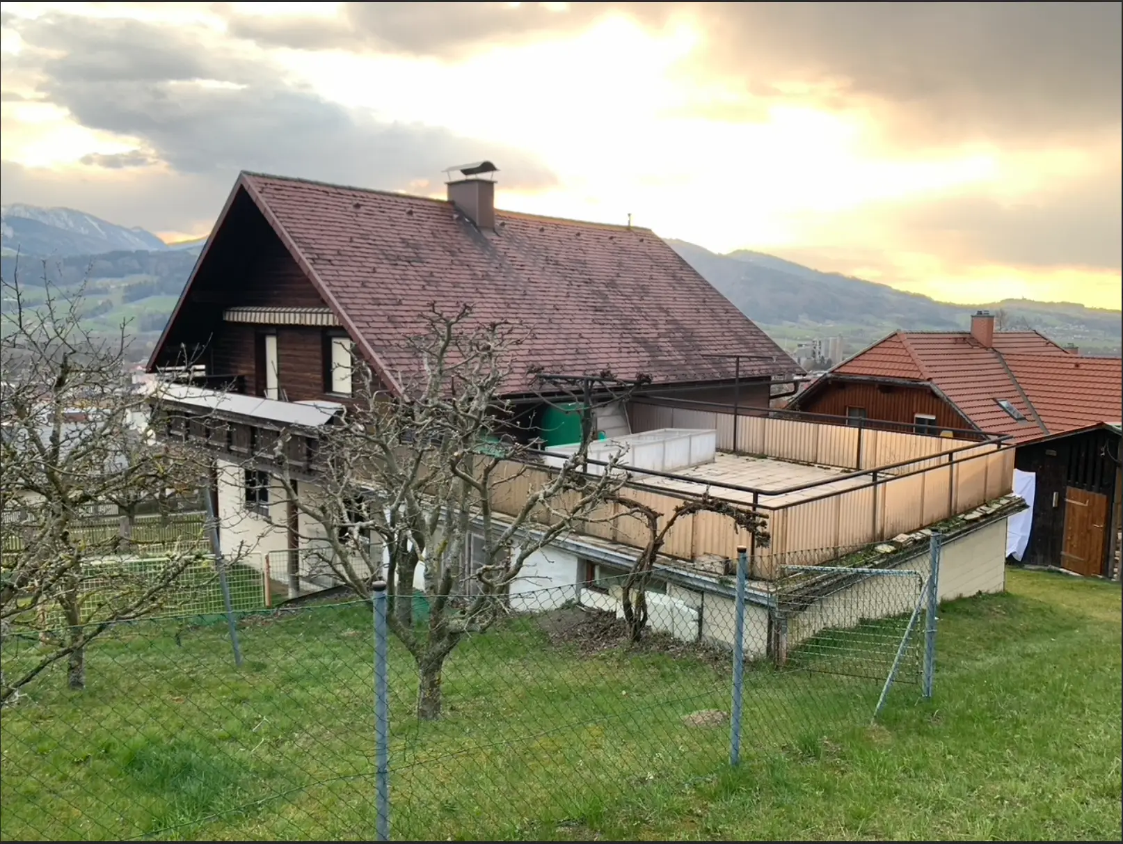 Haus umbauen Haus LI Fallstudie Terrasse vorher