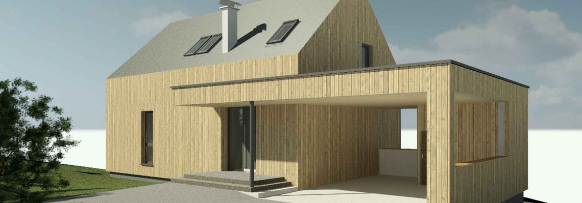 Neubau eines Einfamilienhauses in Kirchdorf