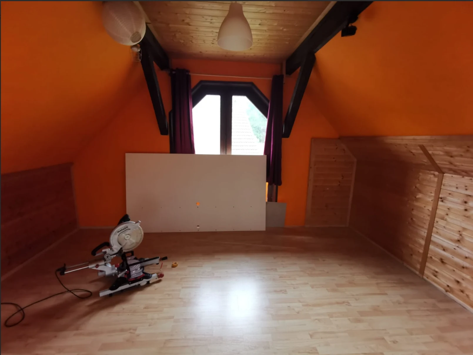 Haus umbauen Haus GL Dachboden vorher