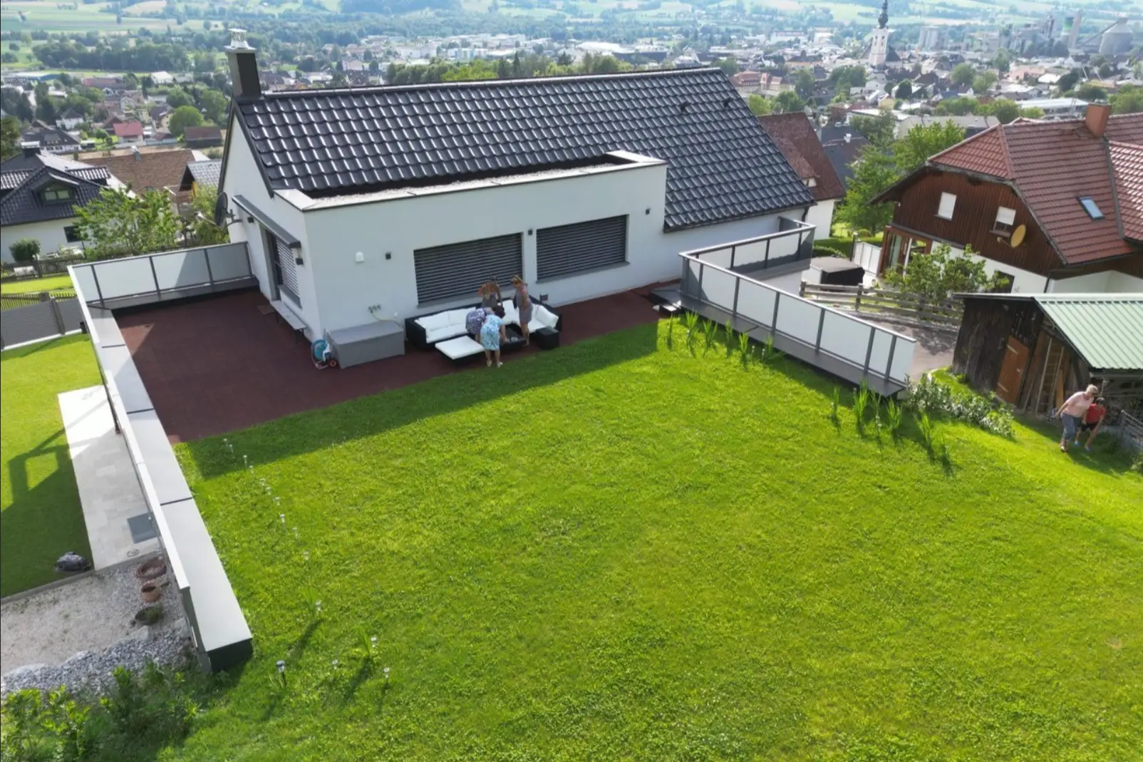 Haus umbauen Haus LI Fallstudie Terrasse nachher